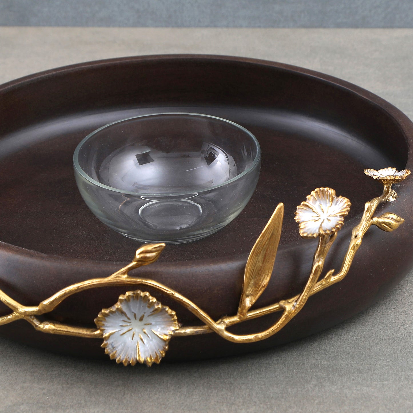 Dianthurus Wooden Hand Made Chip Dip Serveware Bowl