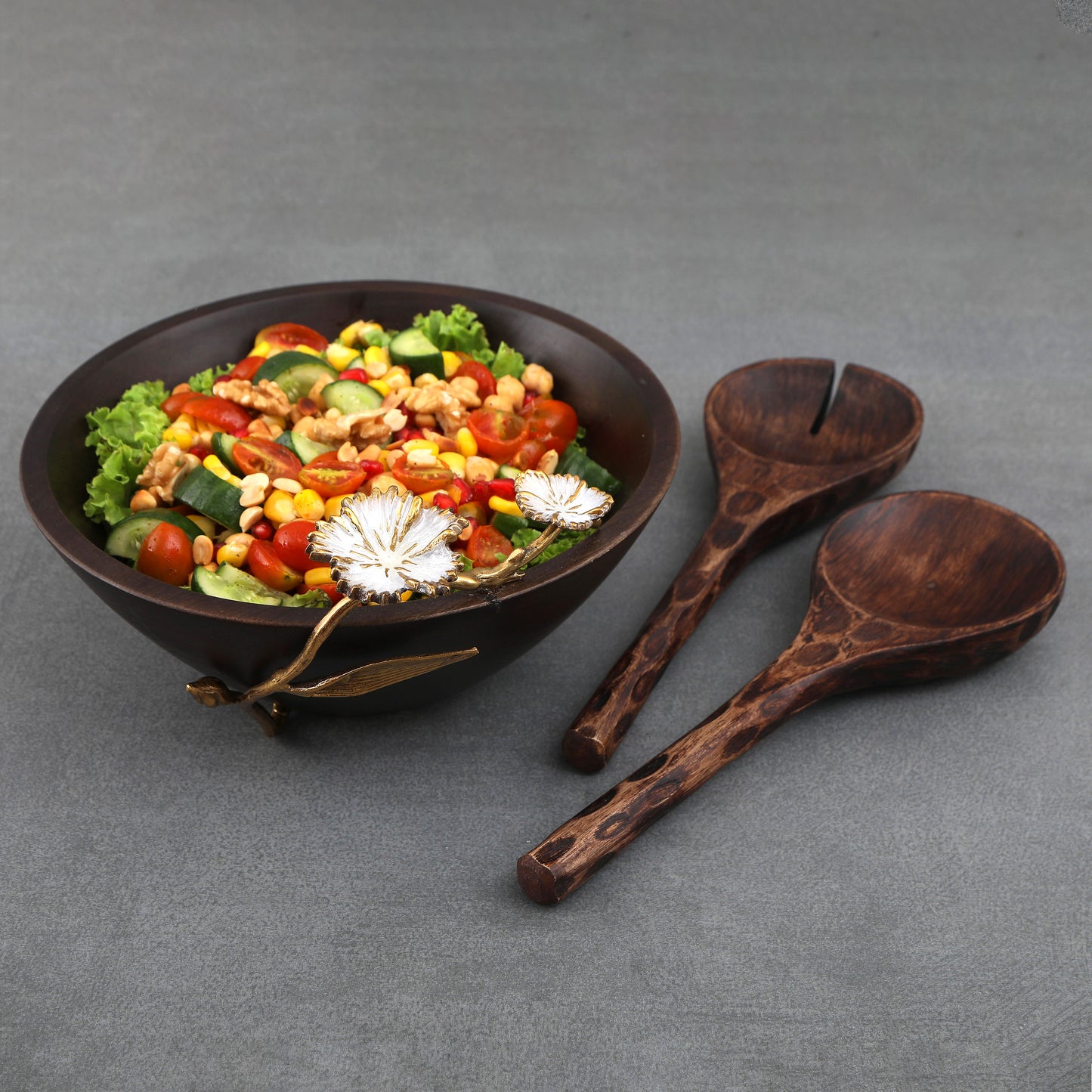 Dianthrus Wooden Hand Made Serveware Bowls