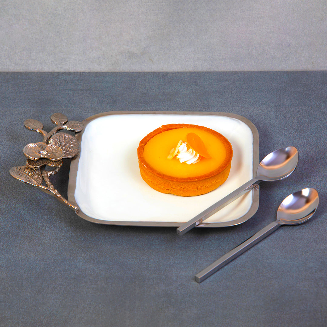 Aura Nickle Dessert Spoon