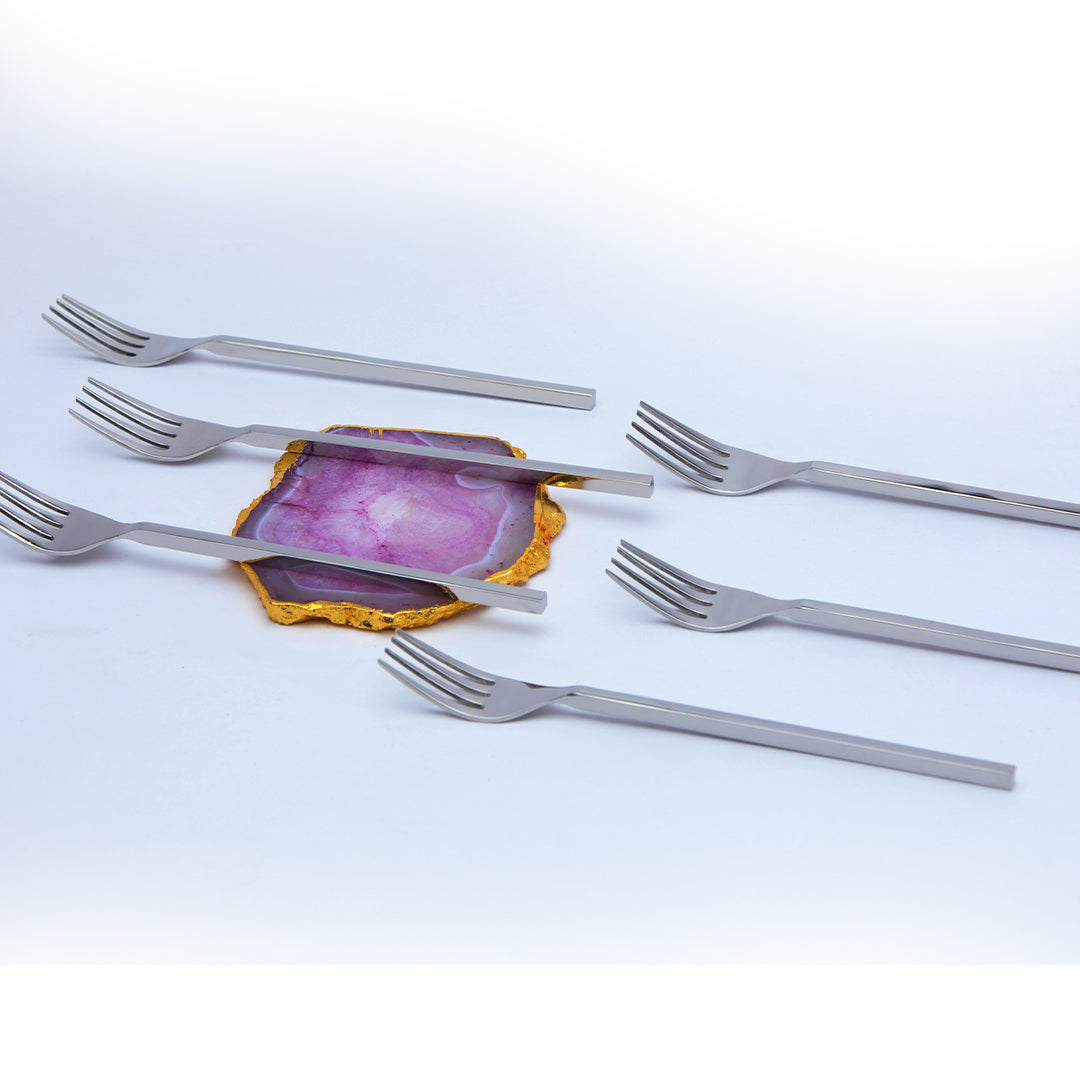 Aura Nickle Dinner Fork Set of 6