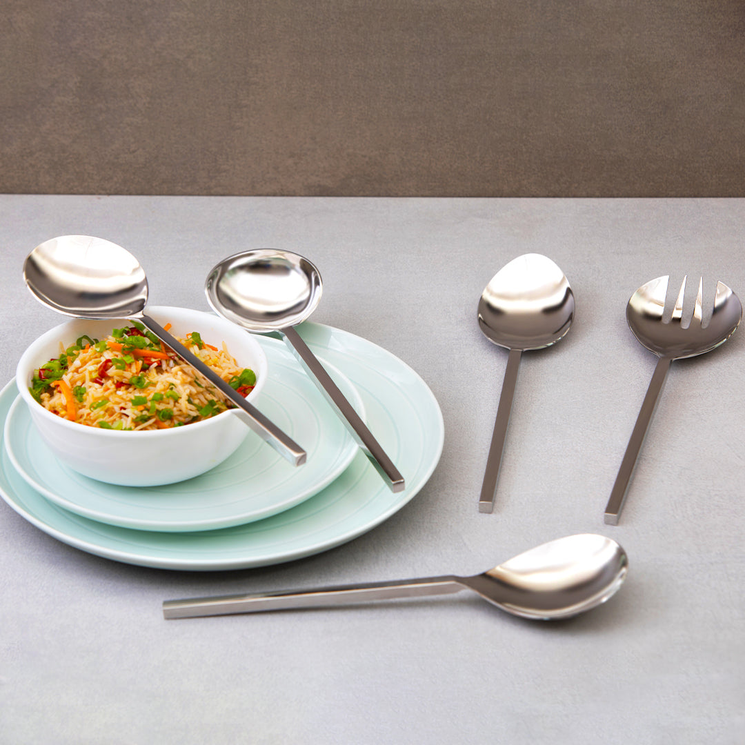 Aura Nickle Server Set of 5