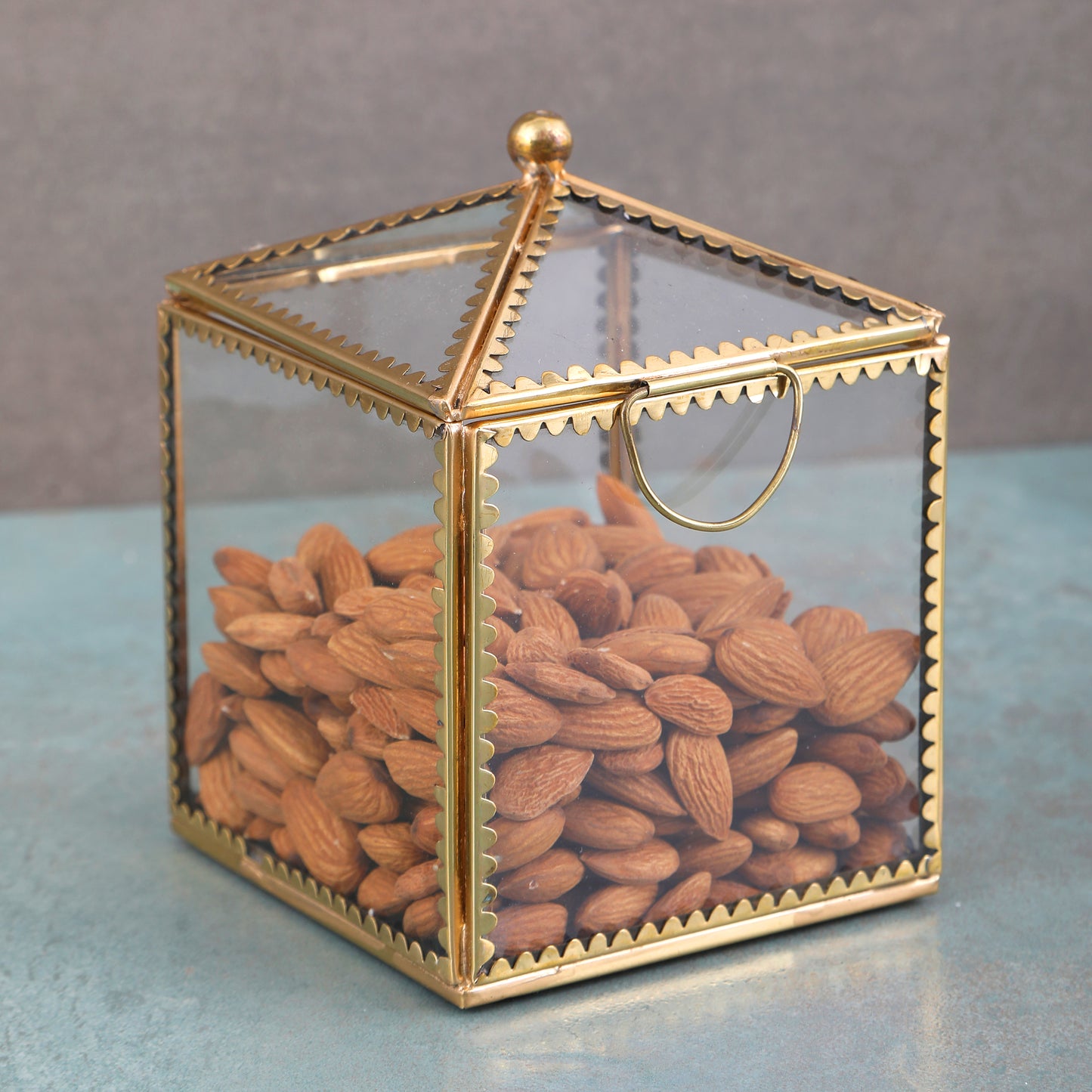 Brass Cannister Hand Made Decorative Accessories
