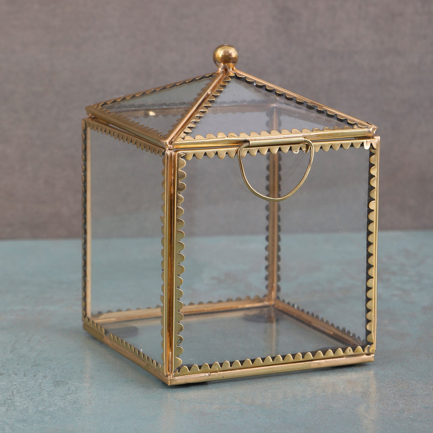 Brass Cannister Hand Made Decorative Accessories