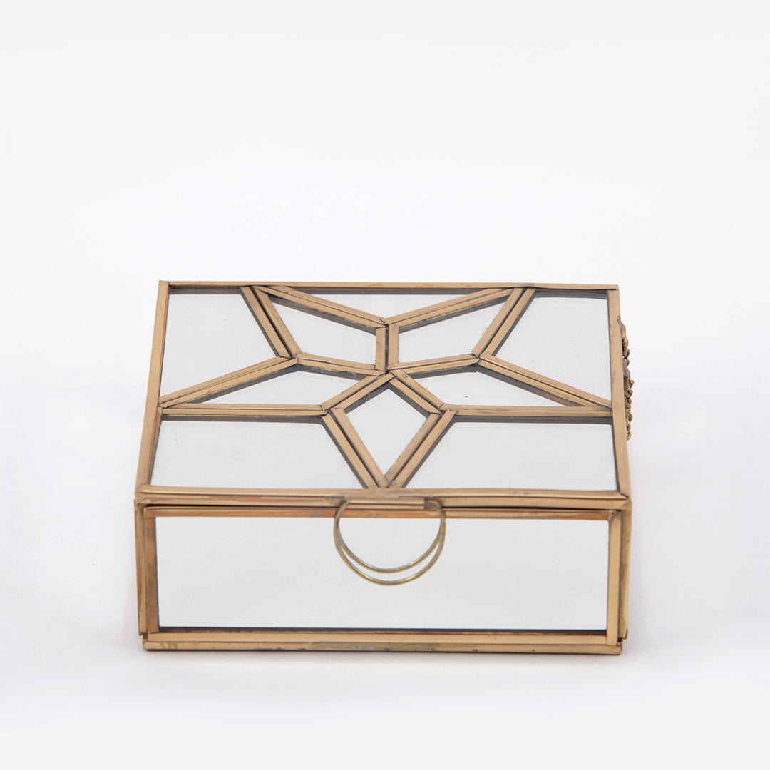 Brass Mirror Box