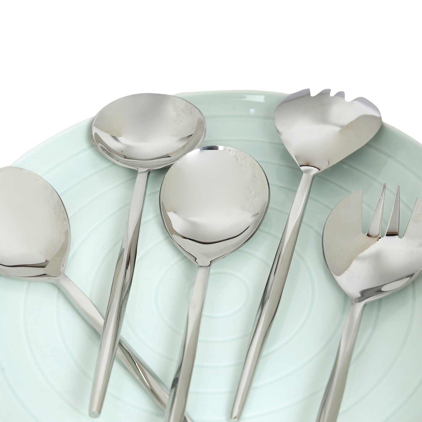 Diamond server set of 5-nickle