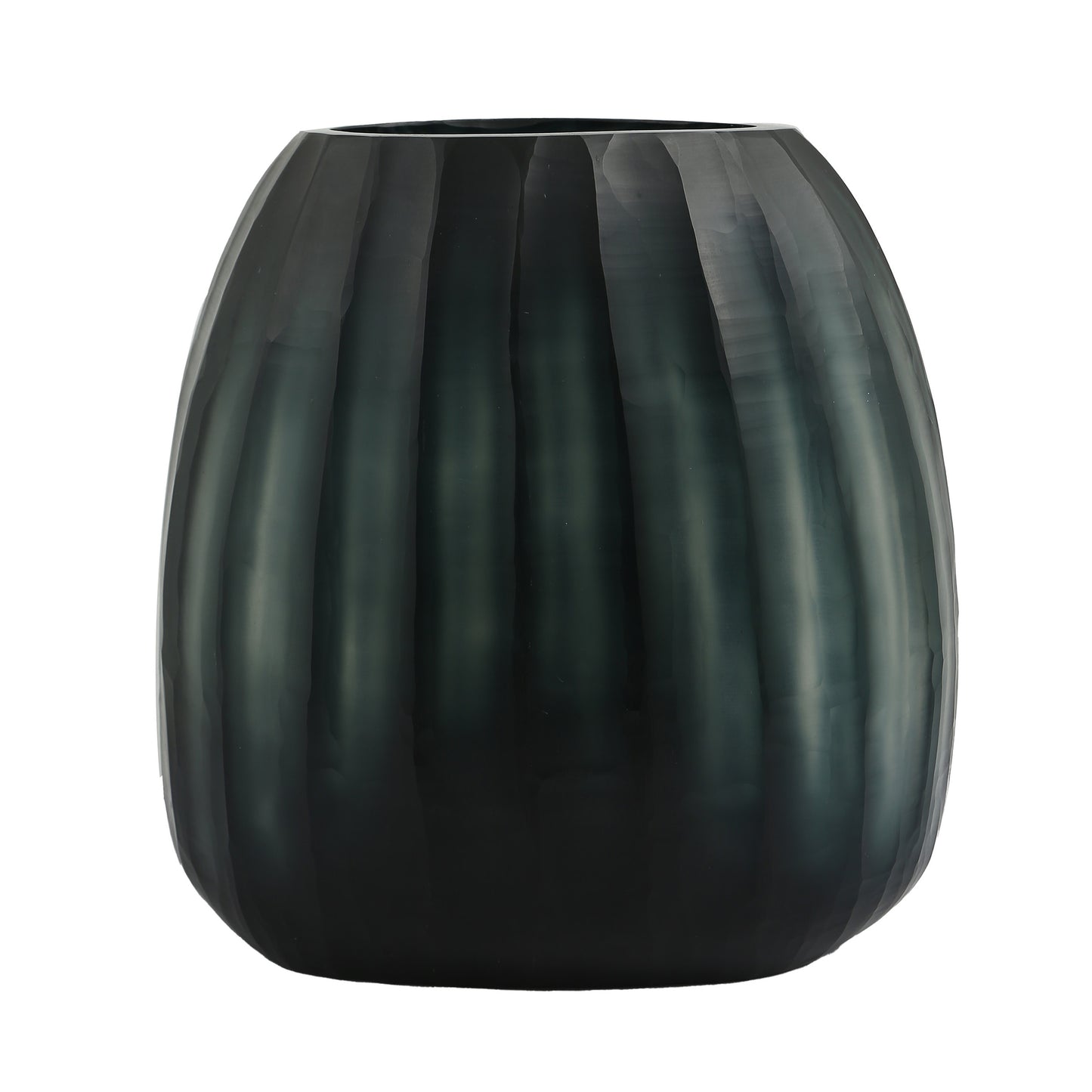 Hand Cut Large Glass Vase