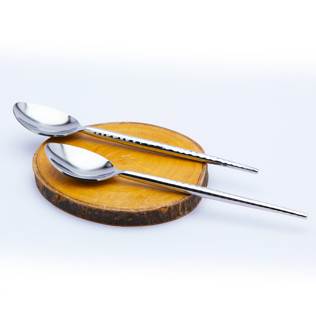 Luna Hammered Dinner Spoon