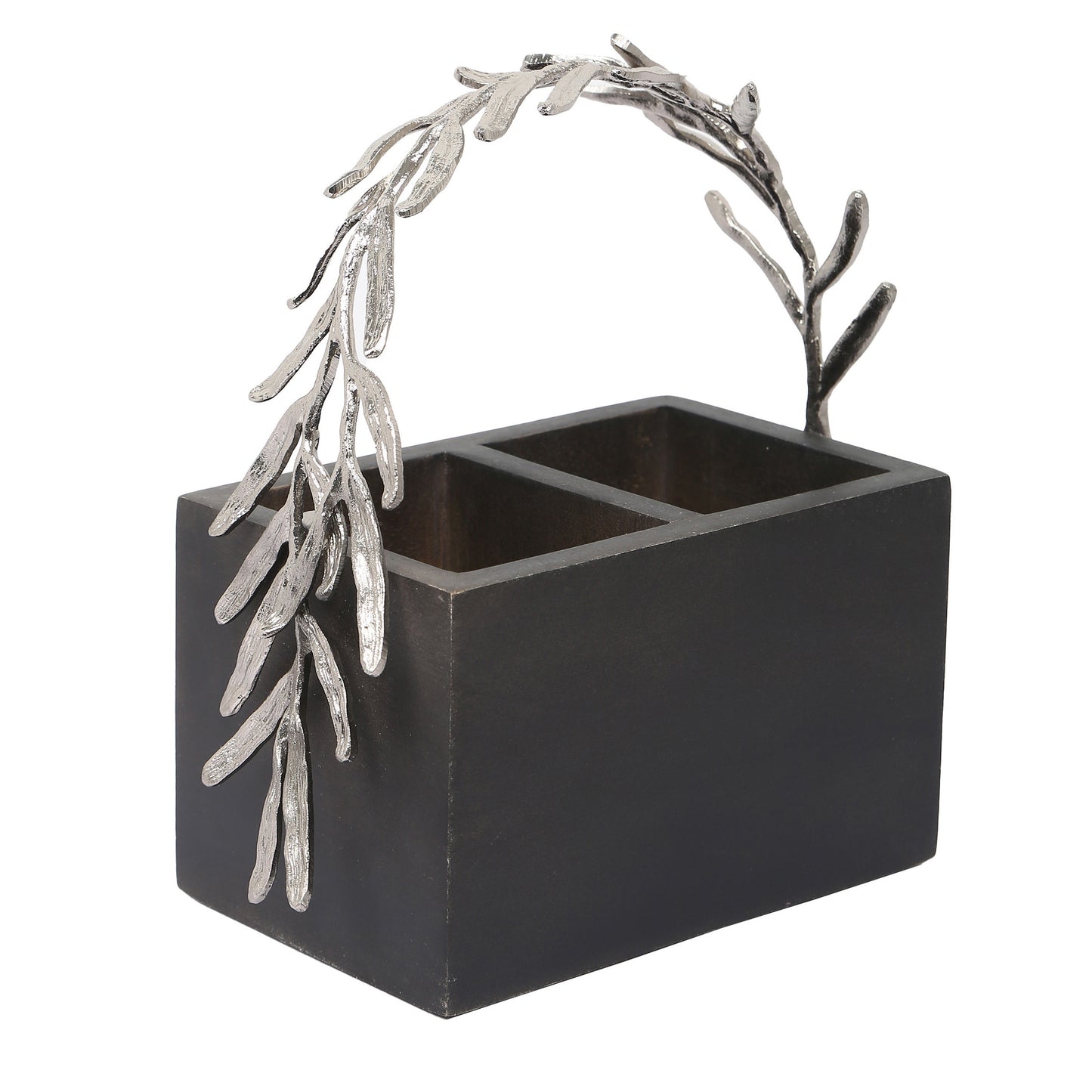 Palm Leaf Home Made Cutlery Holder