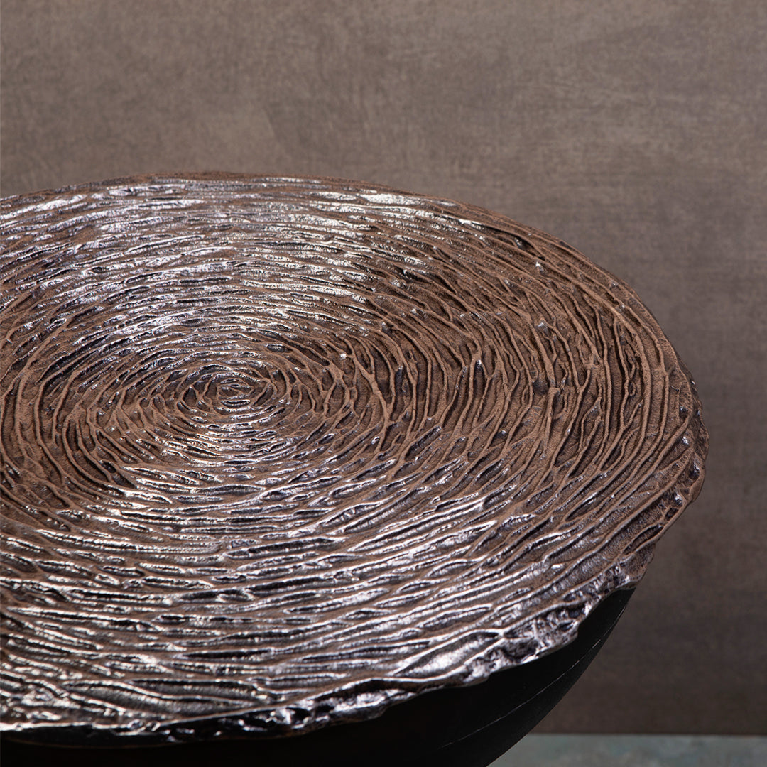 Rose antique silver Side Table