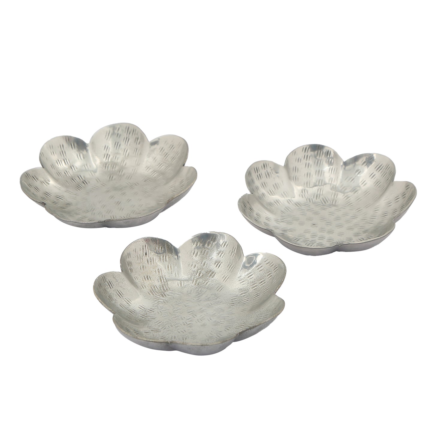 Sliver Flower Hand Made Floater Decor Accessories