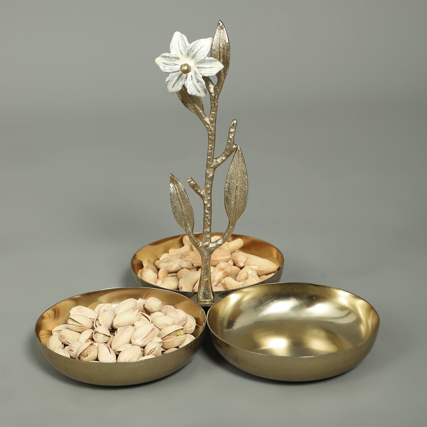 Sunehari Hand Made 3 Dip Platter