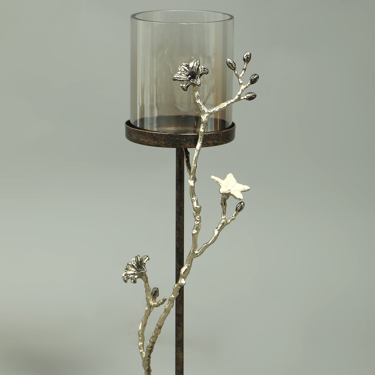 Decoration Hand Made Candle Holder Set Of 2