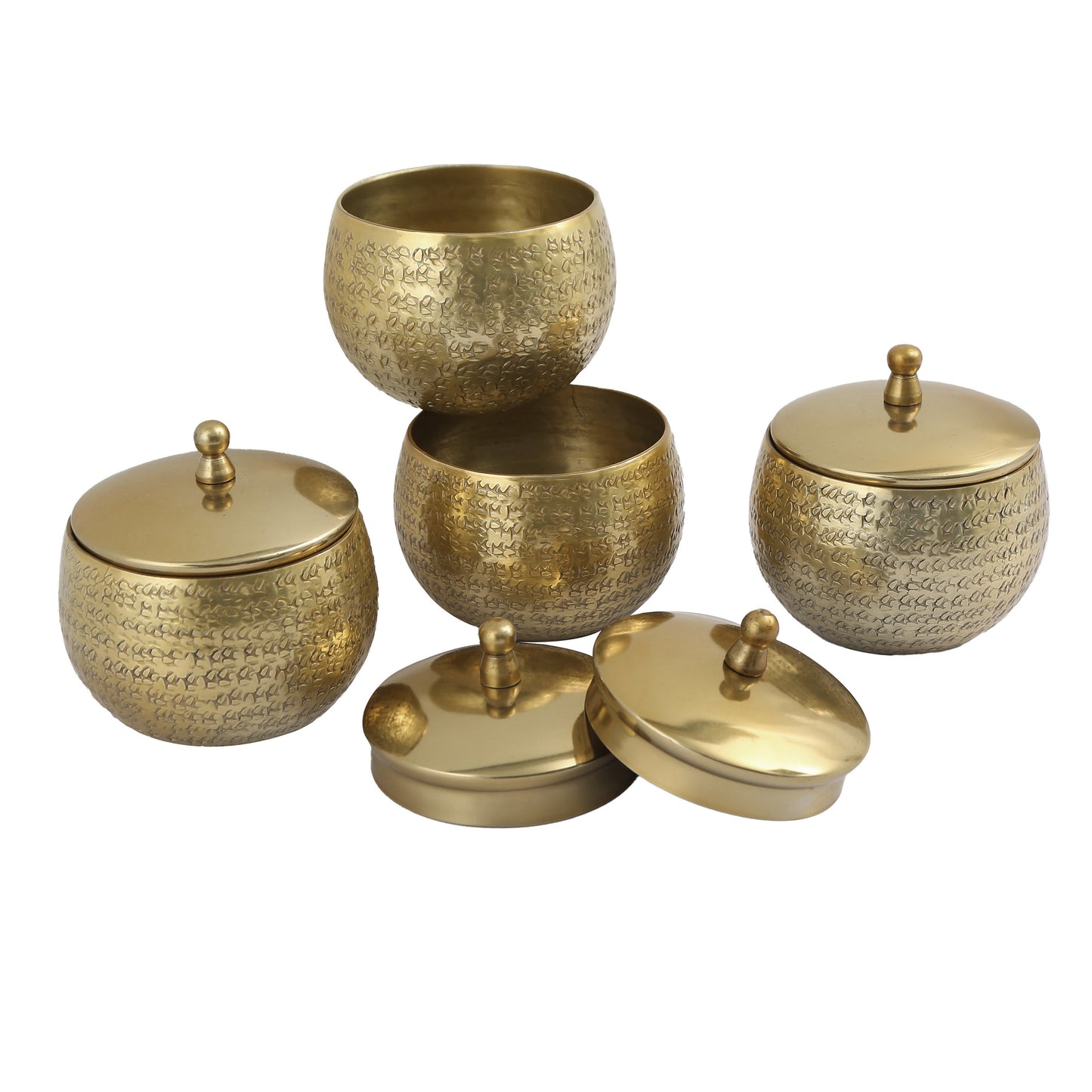 Gold Cannister Hand Made Kitchen Accessories