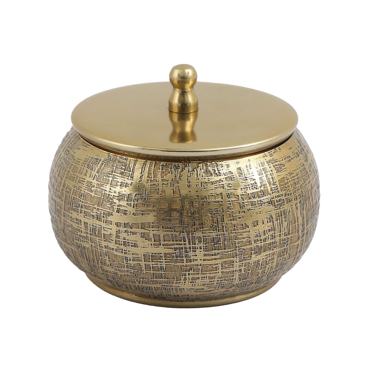 Gold Hand Made Cannister