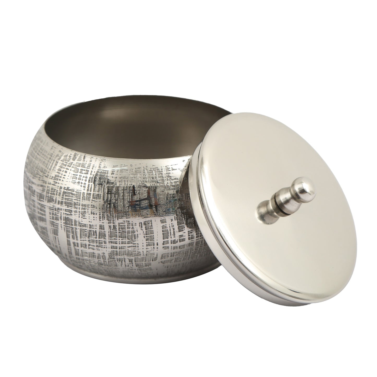 Sliver Hand Made Cannister