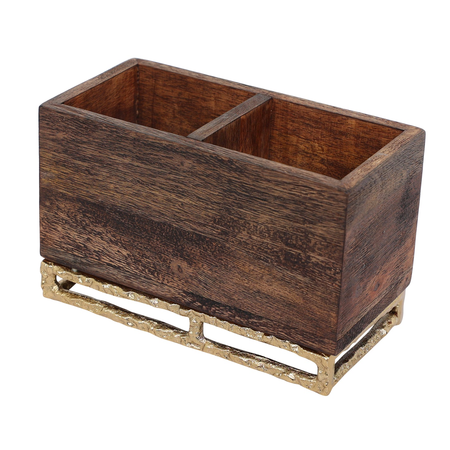 Wooden cutlery holder