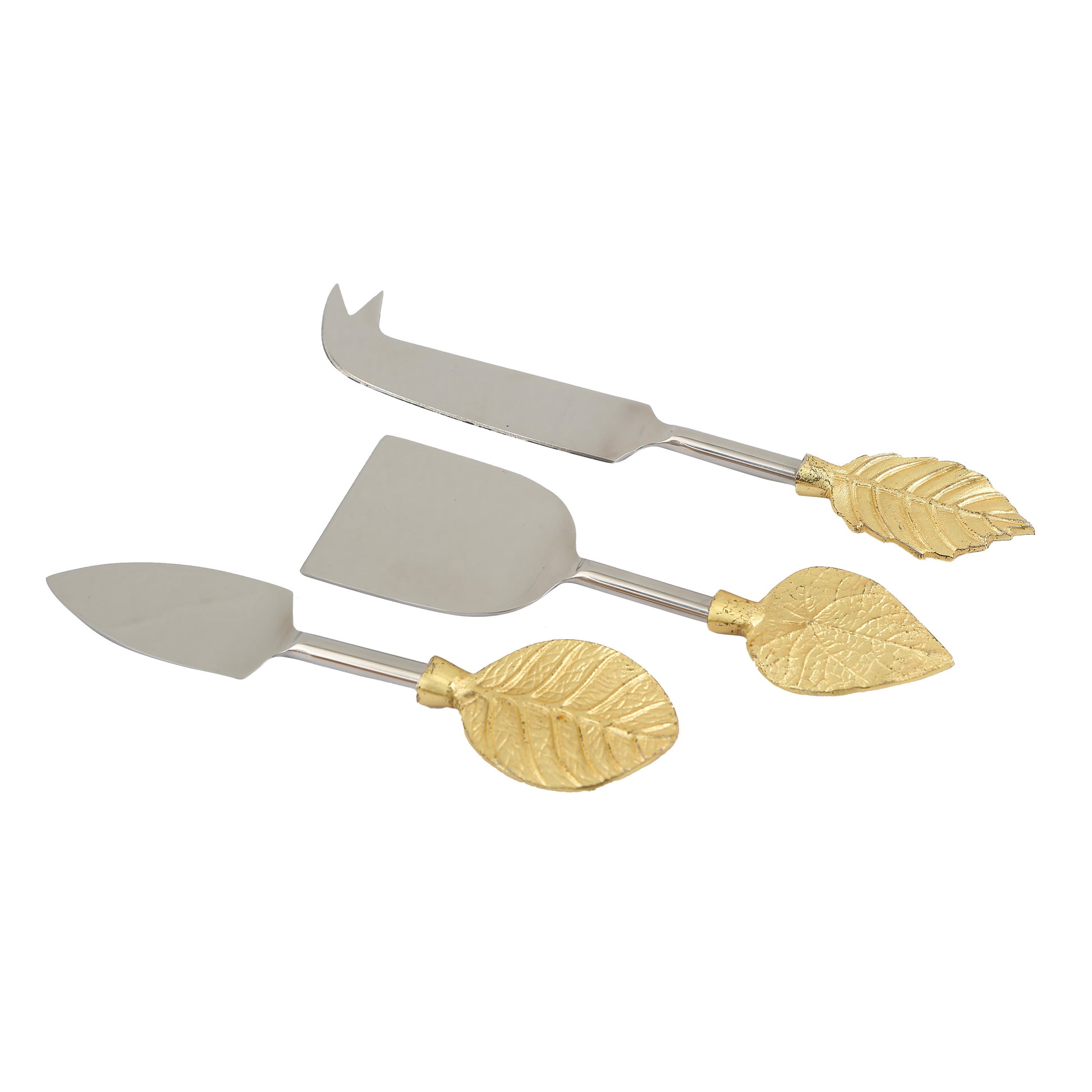 Leaf Hand Made Cheese Knife Set