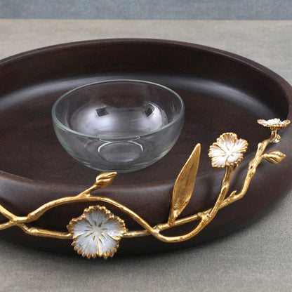 Dianthurus Wooden Hand Made Chip Dip Serveware Bowl