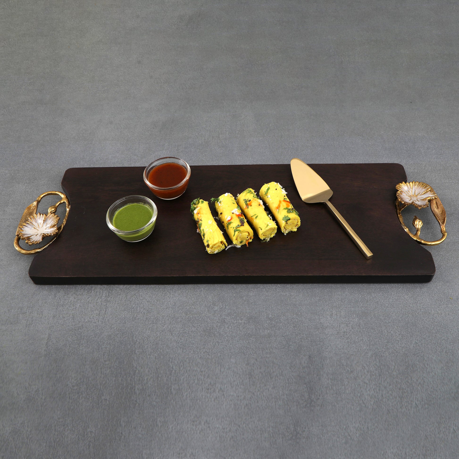 Dianthrus Wooden Hand Made Cheese Board 