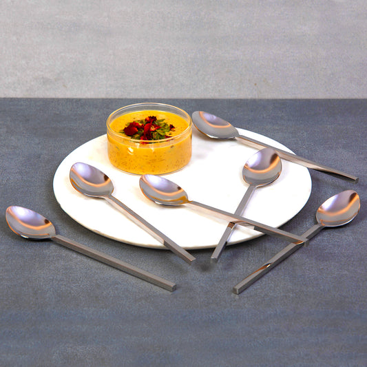 Aura Nickle Dessert Spoon