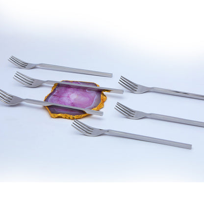 Aura Nickle Dinner Fork Set of 6