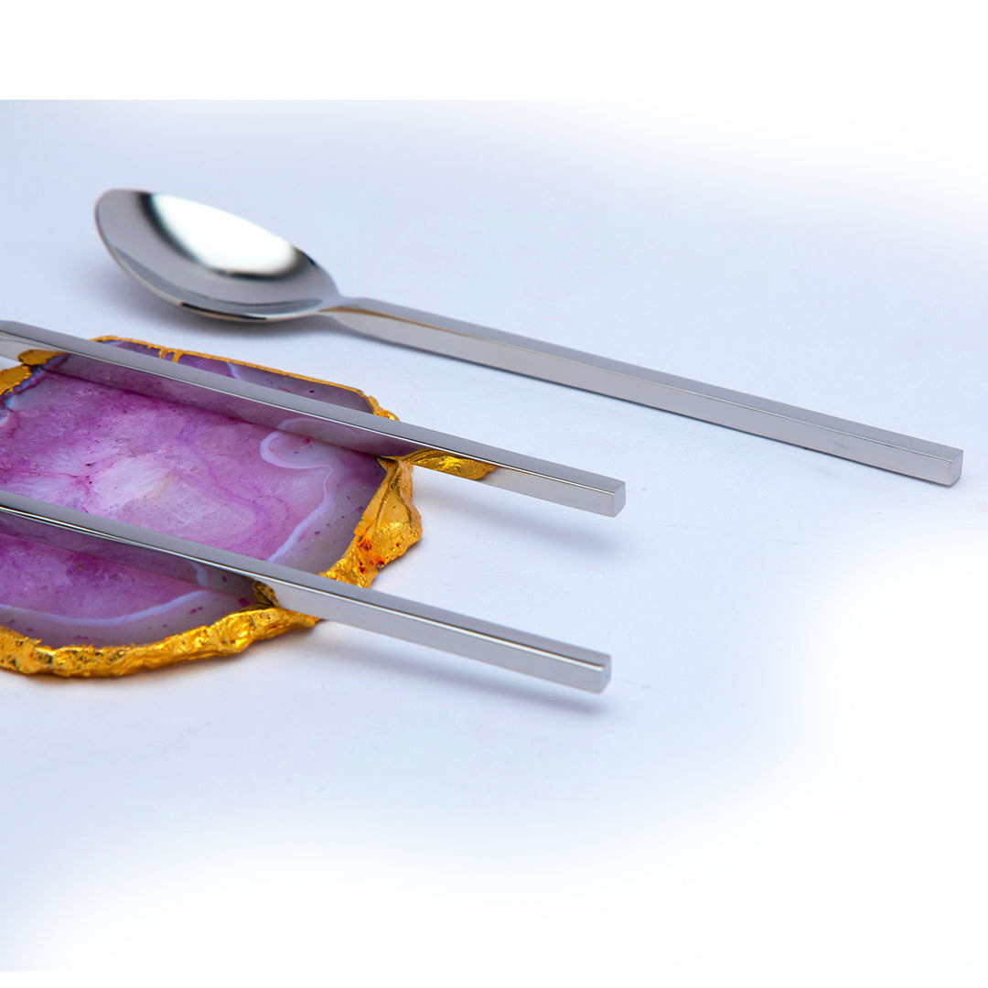 Aura Nickle Dinner Spoon
