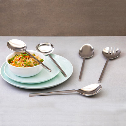 Aura Nickle Server Set of 5
