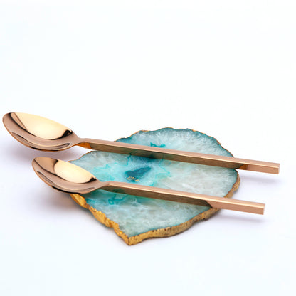 Aura Rose Gold Dinner Spoon Set of 6