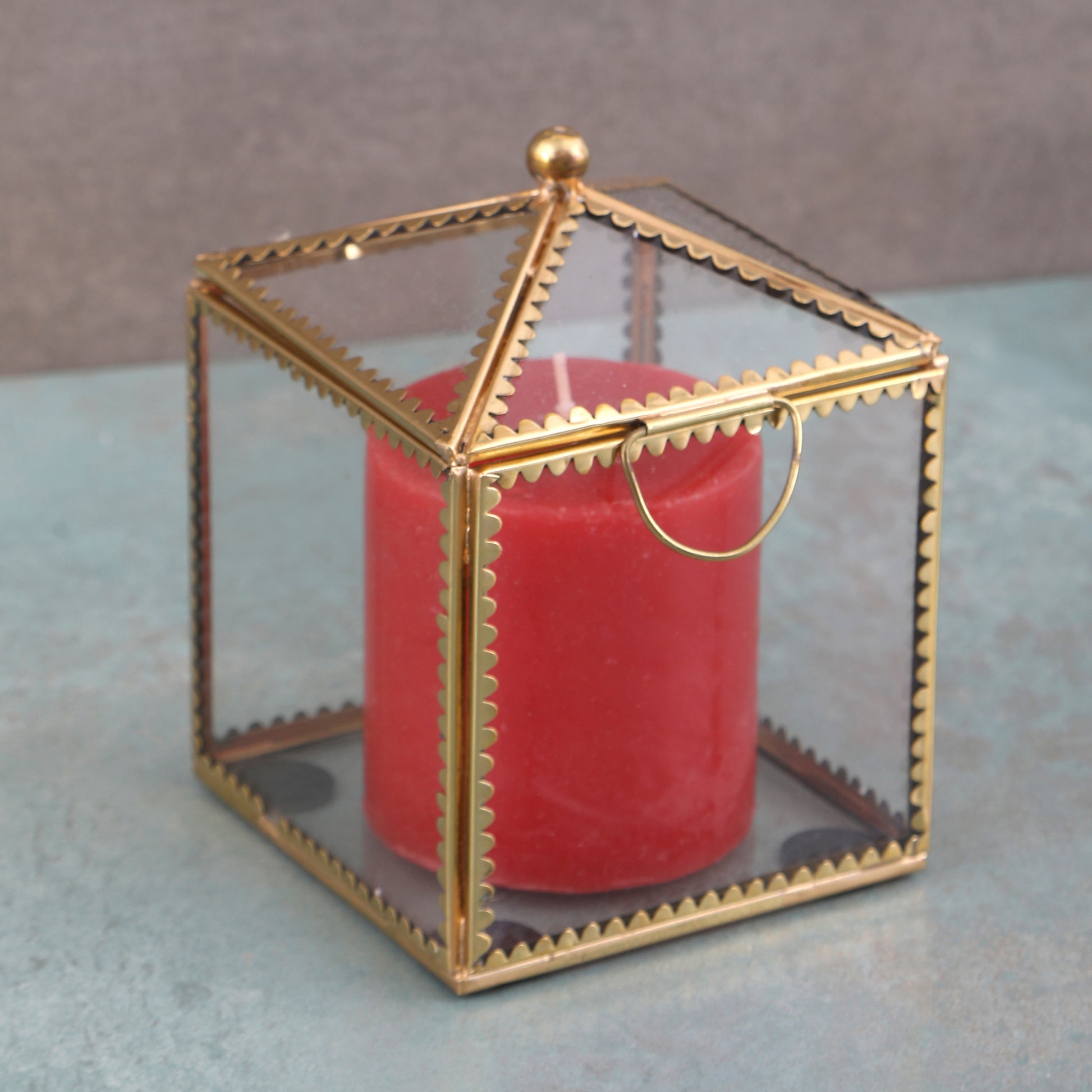 Brass Cannister Hand Made Decorative Accessories