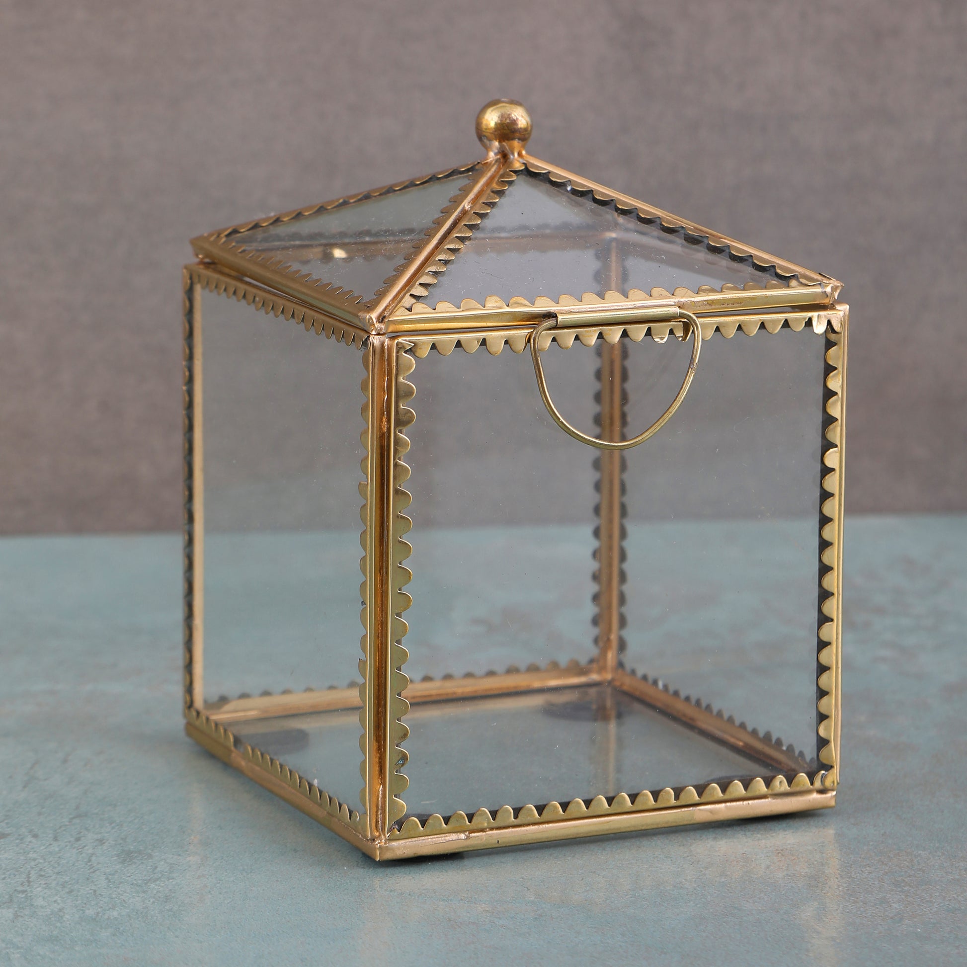Brass Cannister Hand Made Decorative Accessories