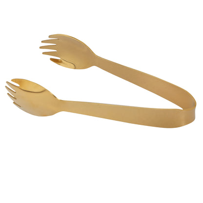 Champagne Gold Serving Tongs small
