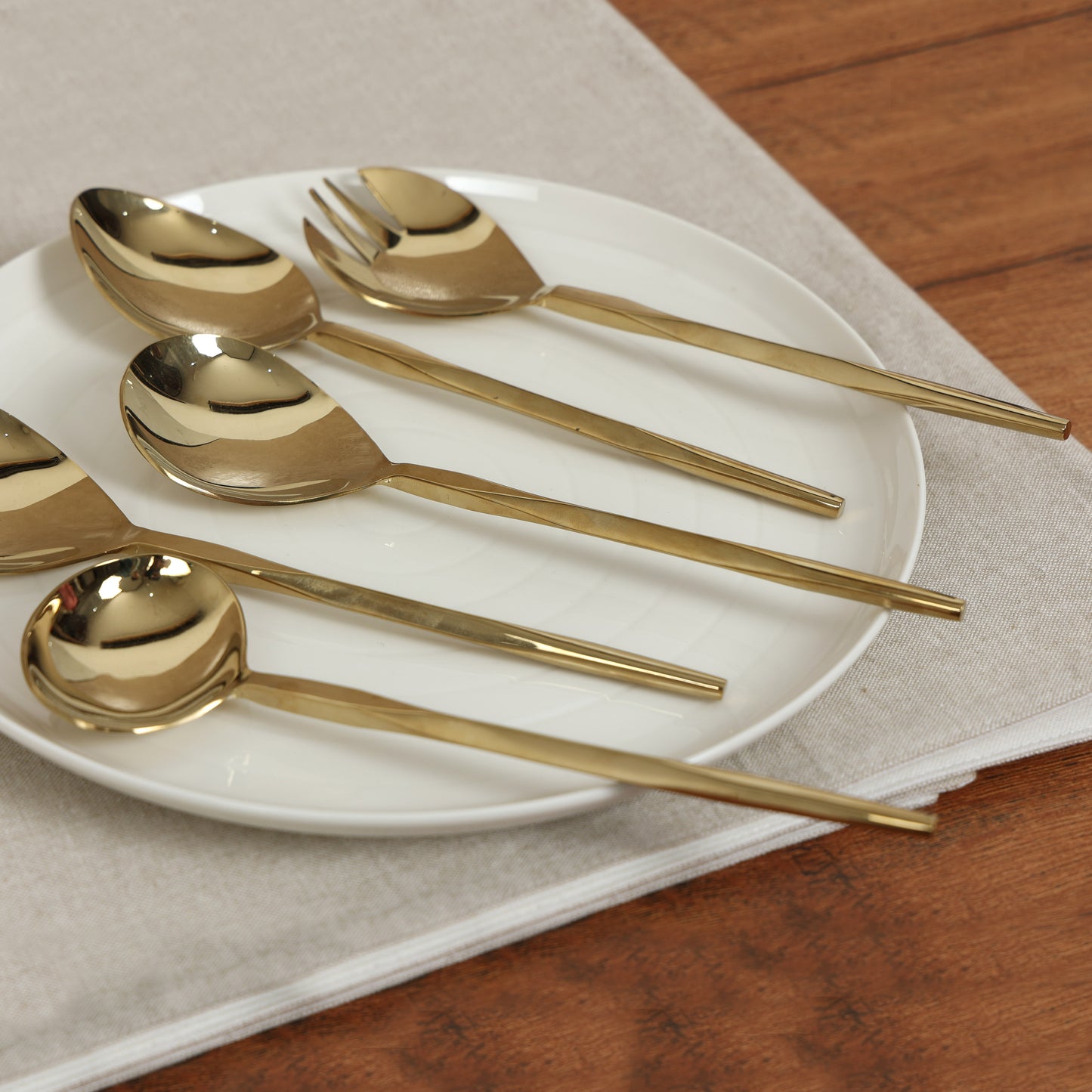 Diamond server set of 5-Gold