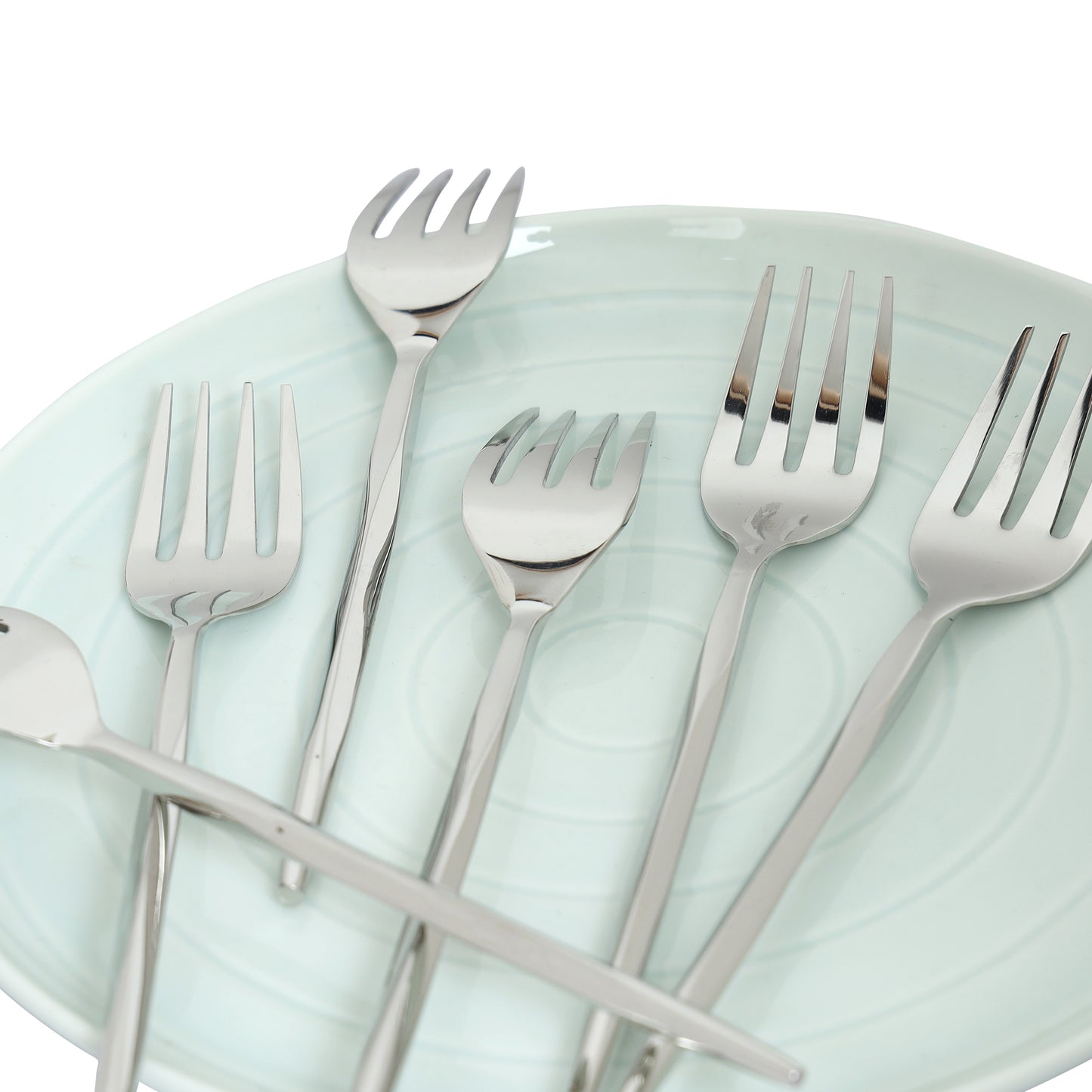 Diamond nickle dinner fork-set of 6