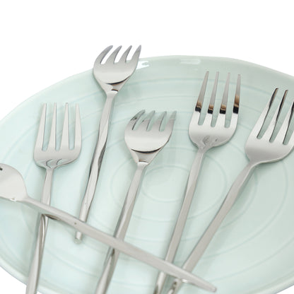Diamond nickle dinner fork-set of 6