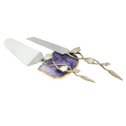 Dianthrus Cake server set of 2