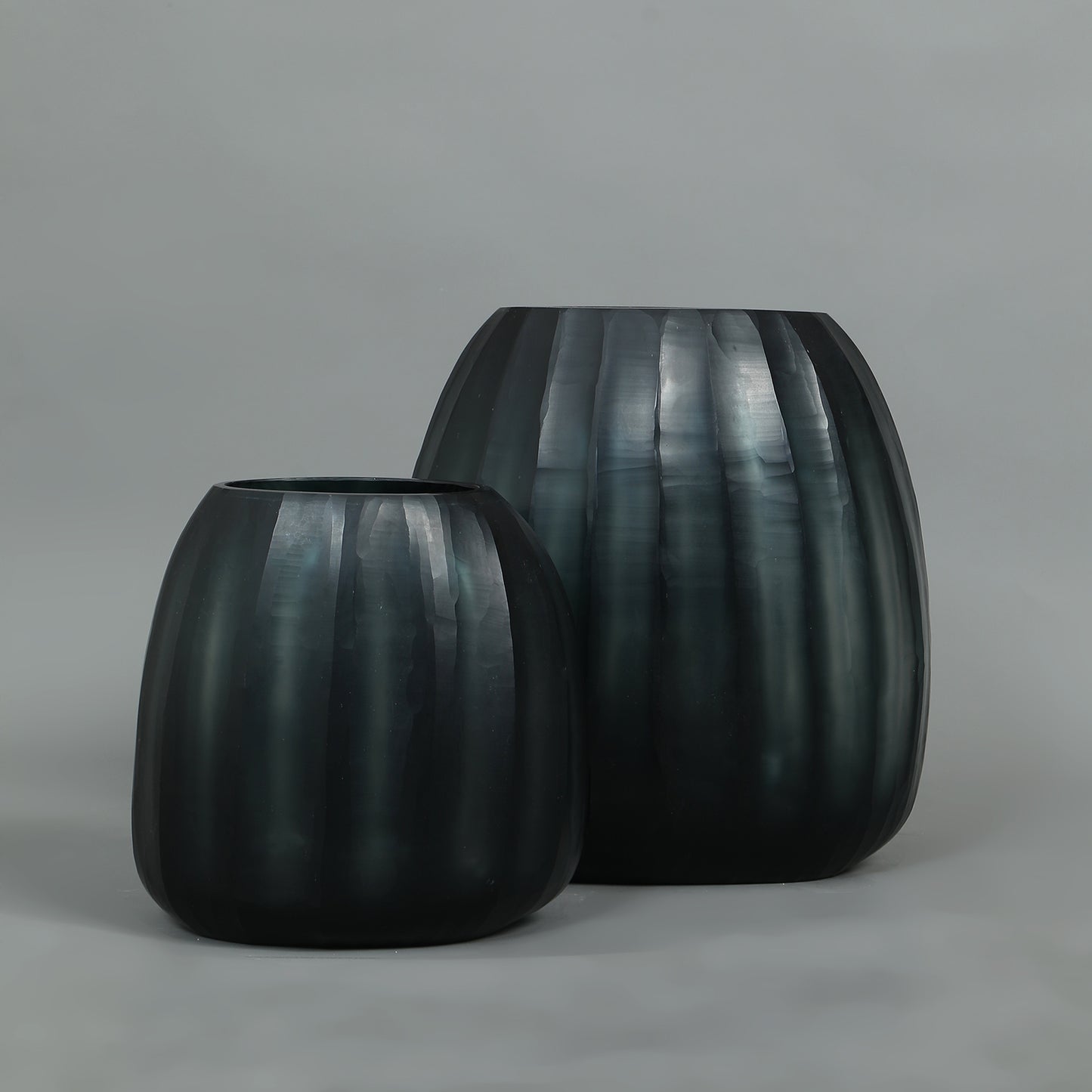  Hand Cut Decorative Glass Vases 