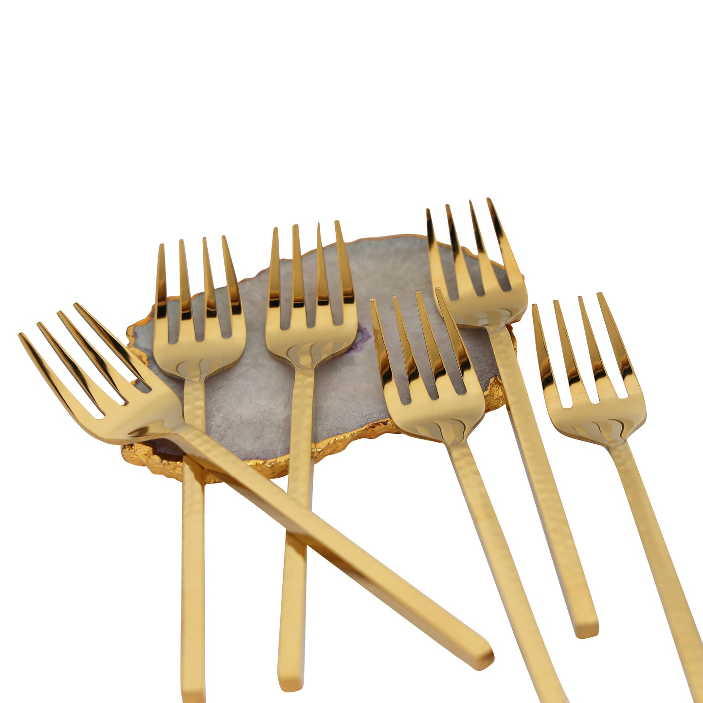 Hammer Champagne Gold Dinner Fork-set of 6