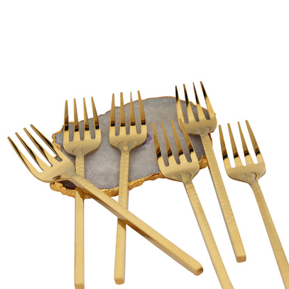 Hammer Champagne Gold Dinner Fork-set of 6