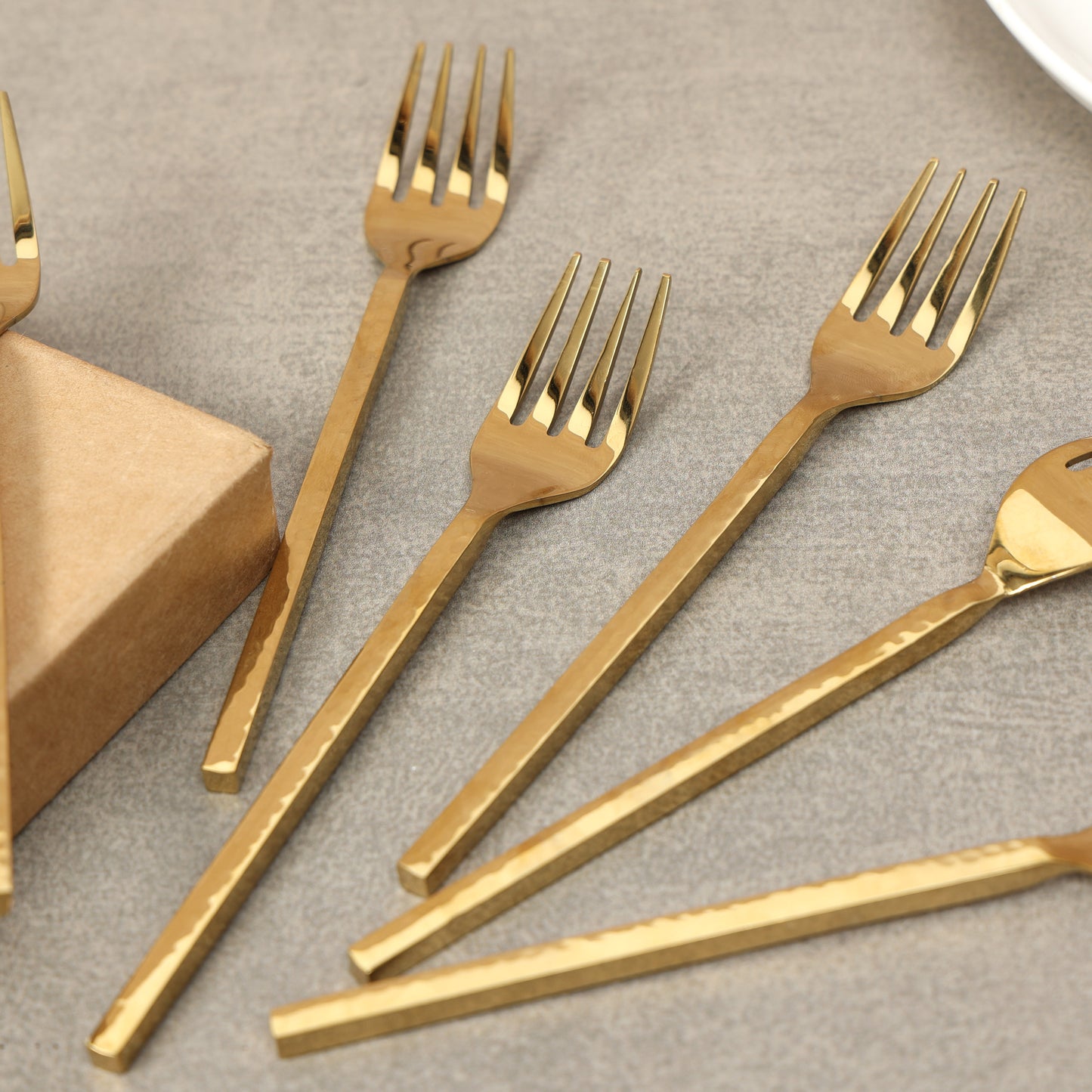 Hammer Champagne Gold Dinner Fork-set of 6