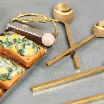 Hammer Champagne Gold Snack Spoon-set of 6