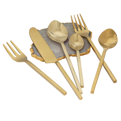 Hammer Champagne Gold Dinner Fork-set of 6
