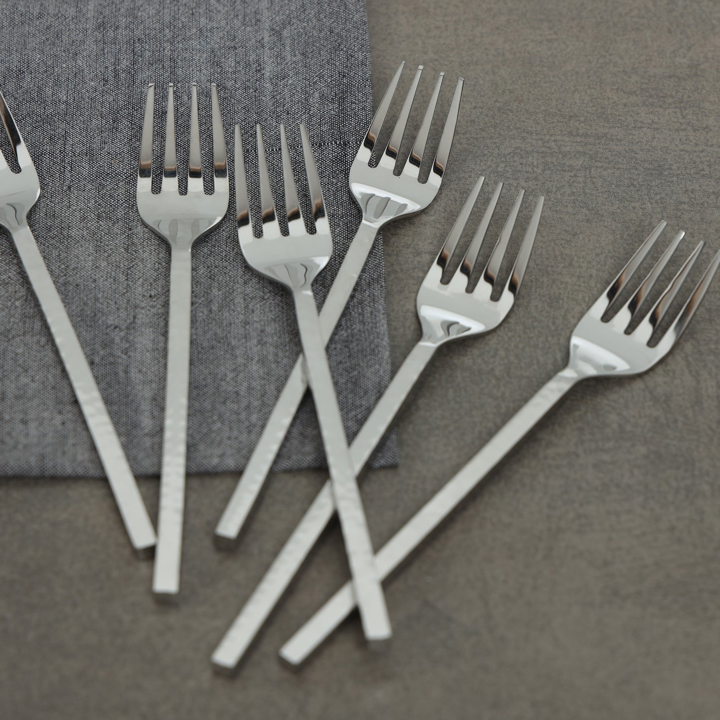 Hammer Nickle dinner fork-set of 6