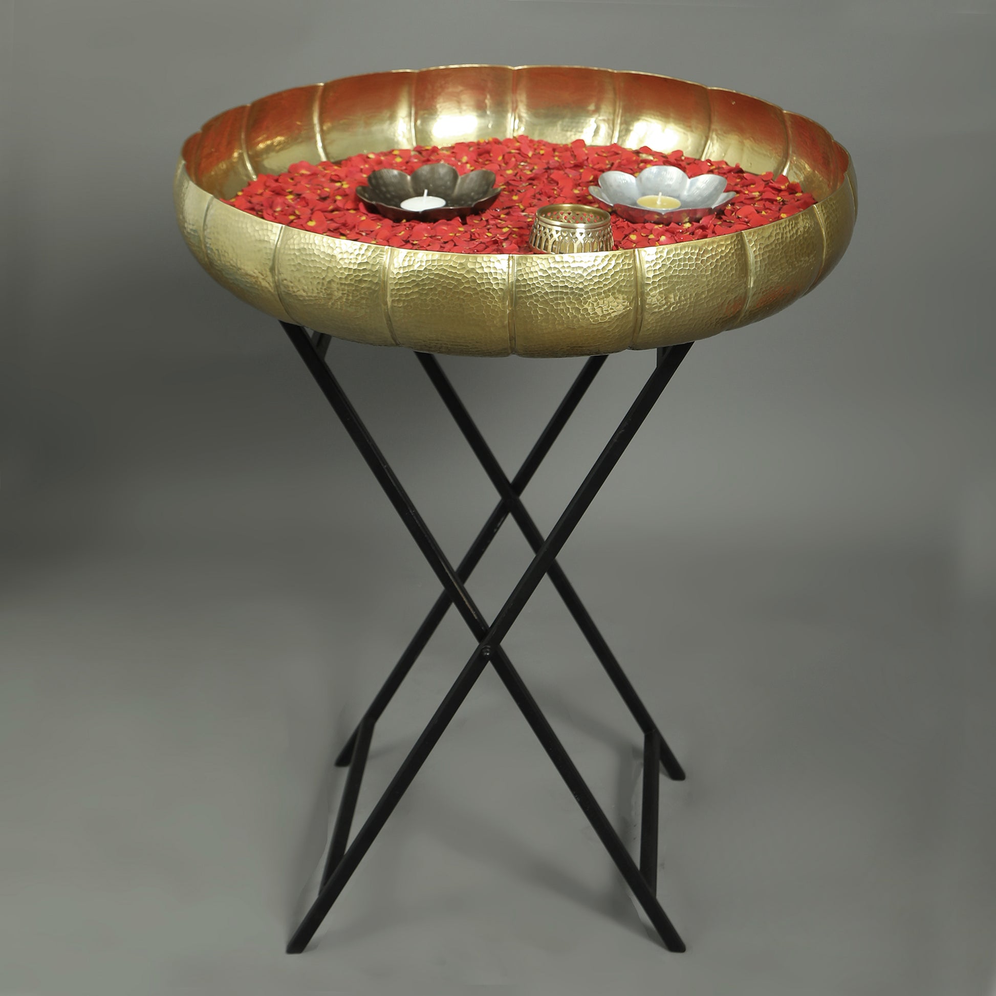 Collasible Hand Made Urli Stand