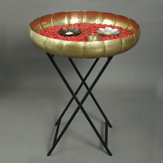 Collasible Hand Made Urli Stand