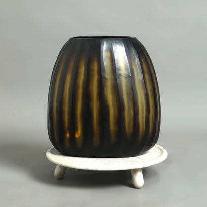 Hand Cut Decor Glass Vase 