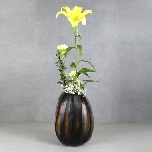 Hand Cut Decorative Glass Vases