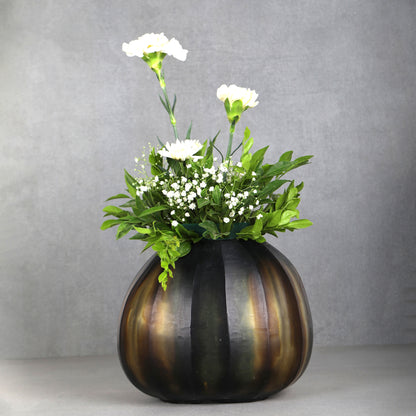 Decorative Hand Cut Glass Vase