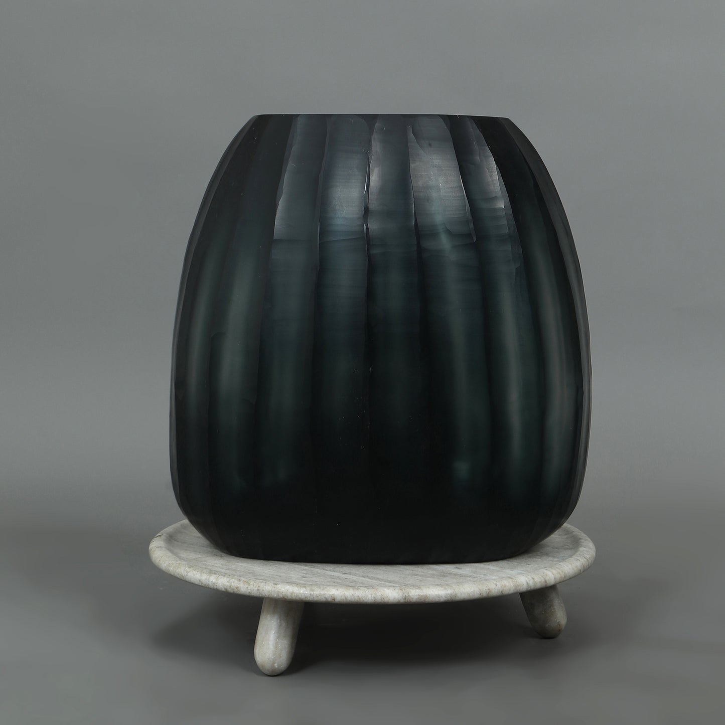  Hand Cut Large Glass Vase