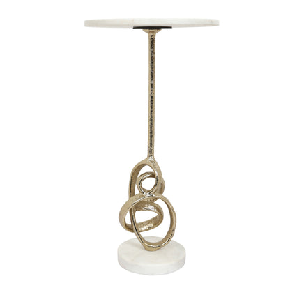 Marble top drink table