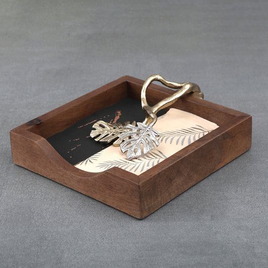 Montera Leaf Hand Made Tissue Paper Holder